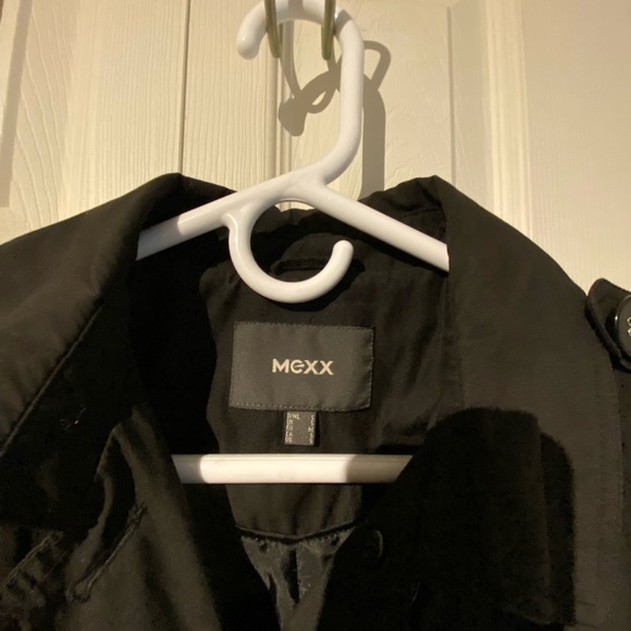 Mexx black trench coat, small. Not weather proof. - Picture 2 of 3